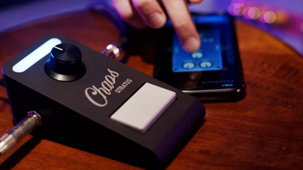 混沌音频的多效吉他踏板链接到您的智能手机