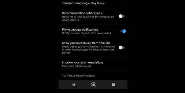 YouTube音乐终于可以让用户过滤掉喜欢的YouTube视频