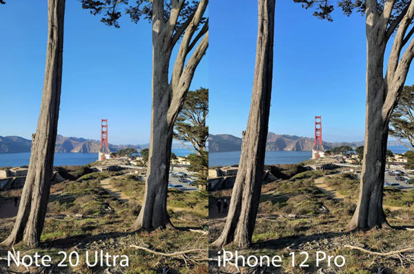 iPhone 12 Pro与Note 20 Ultra相机对比