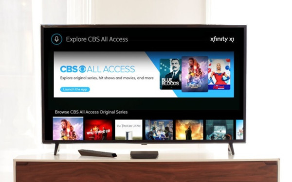 CBS All Access属于Xfinity X1机顶盒