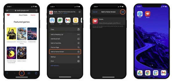 即使没有真正的本机应用程序 Stadia在iOS上也能正常工作