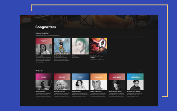 Spotify的新词曲作者专区带您深入了解音乐