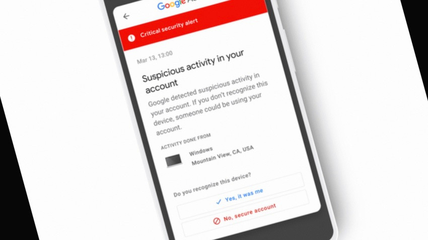 Google首次发布有关黑客可能入侵您帐户的新警报