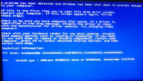 win32k.sys 蓝屏解决办法