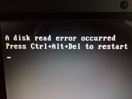重装系统提示A disk read error occurred怎么解决