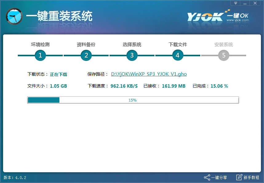 一键OK重装系统win7图文教程详解