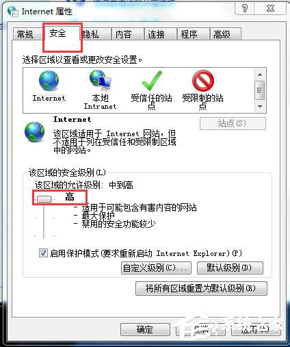 Win7 IE提示当前安全设置不允许下载该文件的解决方法