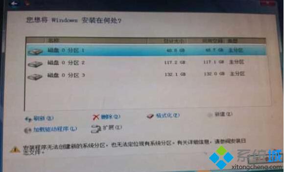 Win10提示“无法创建新的分区也找不到现有的分区”怎么办 Windows10系统提示无法创建分区也找不到现有的分区问题