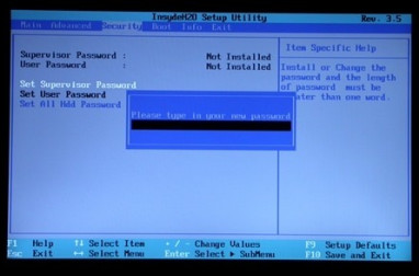 bios密码 小编教你如何bios密码