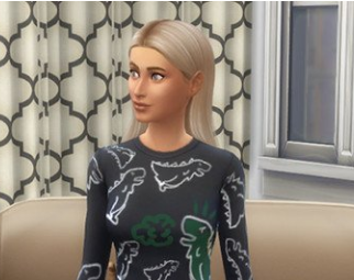 模拟人生4女性可爱恐龙毛衣MOD