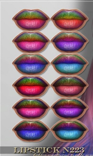 模拟人生4美丽彩色唇膏MOD