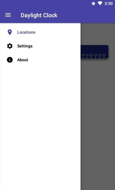 日光时钟小部件