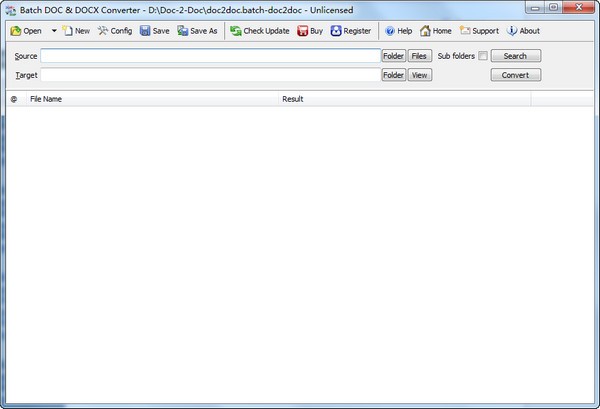 Batch DOC and DOCX Converter