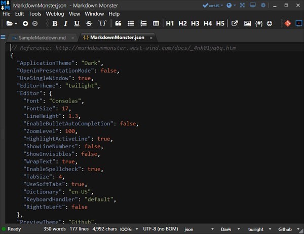 Markdown Monster(代码编辑查看器)