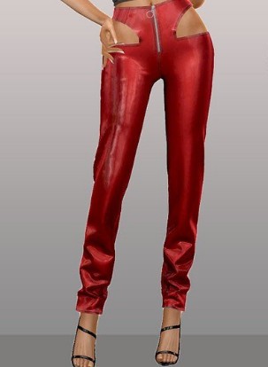 模拟人生4女性皮革裁减皮裤MOD