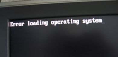 u盘重装win10显示error loading operating怎么解决