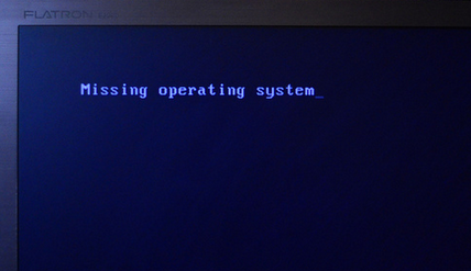 win7开机显示missing operating system怎么办