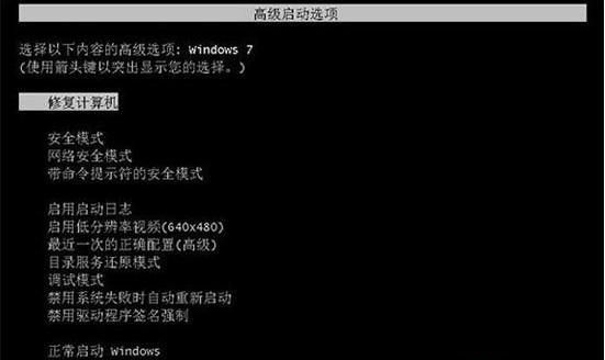 Windows7旗舰版无法启动怎么解决
