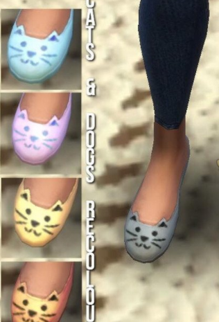 模拟人生4可爱猫咪鞋子MOD