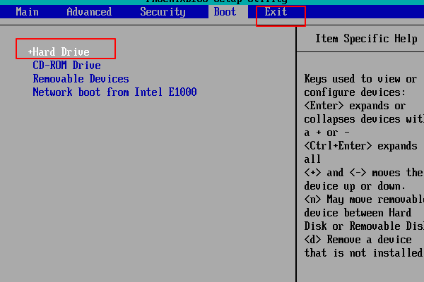 win7计算机黑屏显示nobootdevicefound的解决教程