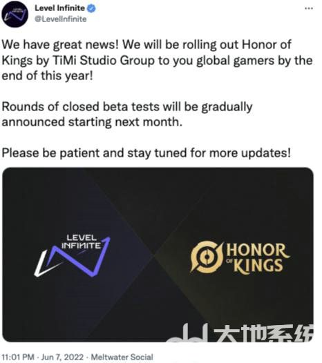 王者荣耀国际版什么时候开测 HonorofKings王者荣耀国际版7月开测