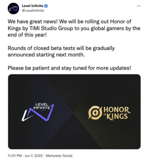 Honor of Kings什么时候上线 Honor of Kings上线时间一览