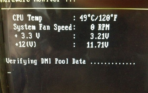 小马重装系统之开机提示Verifying DMI Pool Data