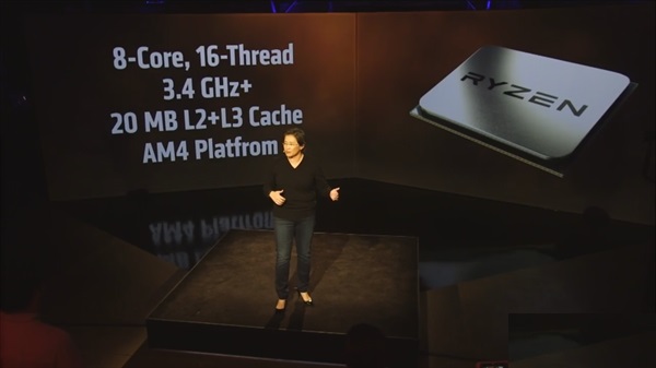 AMD展示Ryzen处理器性能 全面压制Intel高端i7-6900K