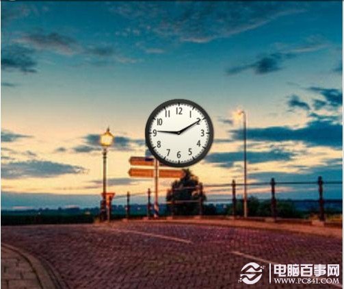 win7桌面怎么设置一个漂亮的时钟?