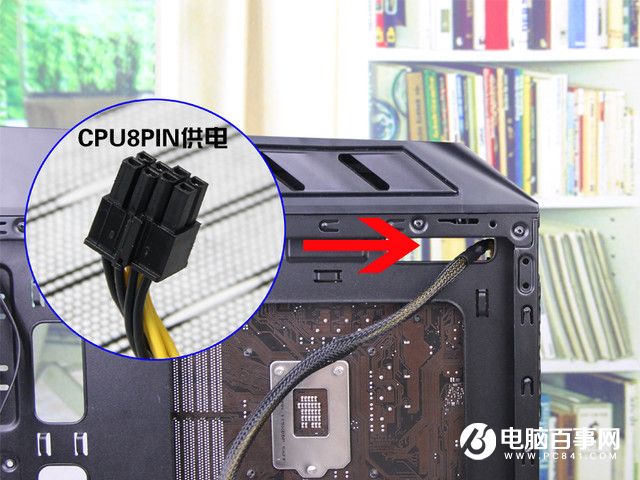 机箱怎么走背线 非模组电源线材走线孔位与捆绑教程