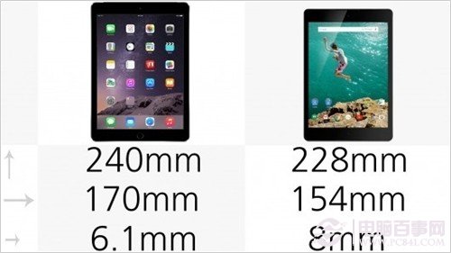 iPad Air2与Nexus9详细对比测评分析
