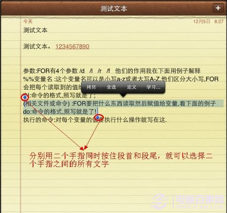 ipad如何复制粘贴