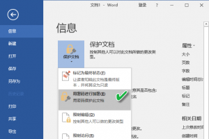 Office怎么给文档加密  3种给Office文档加密方法
